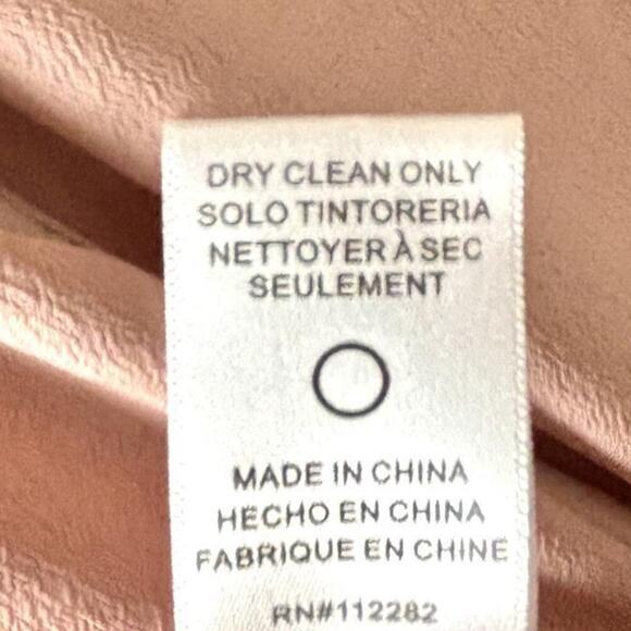 Adelyn Rae Georgina Shift Dress Pink Size Large Handkerchief‎ Hem - Picture 9 of 9